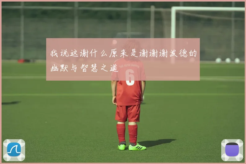 我说这谢什么原来是谢谢谢泼德的幽默与智慧之道